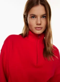 New Cozy Fleece Mega ¼ Zip Sweatshirt -Agolde Shop f22 00 a03 104582 28537 on c