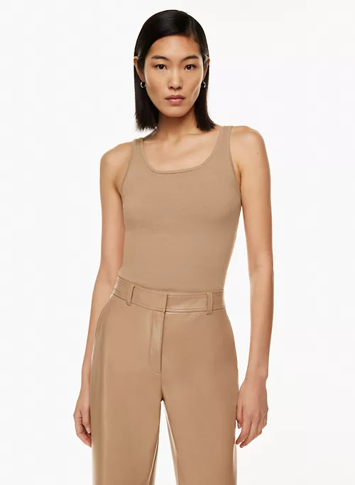 Sculpt Knit Squareneck Tank 1 Sculpt Knit Squareneck Tank