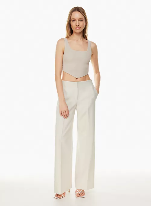 Sculpt Knit Squareneck Point Tank 2 Sculpt Knit Squareneck Point Tank - Image 2