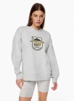 New Cozy Fleece Boyfriend Crew Sweatshirt 9 New Cozy Fleece Boyfriend Crew Sweatshirt -Agolde Shop f22 03 a03 103414 29411 on c