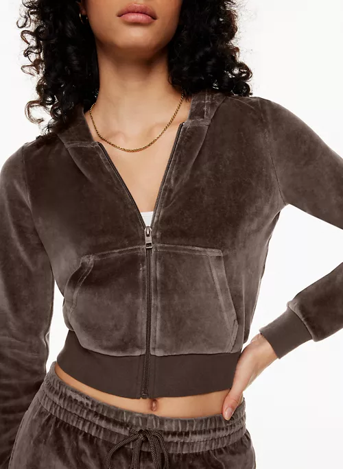 Velour Zip Hoodie 3 Velour Zip Hoodie - Image 3