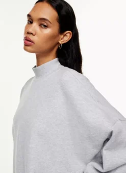 Cozy Fleece Mega Mock Sweatshirt 9 Cozy Fleece Mega Mock Sweatshirt -Agolde Shop f22 03 a03 65166 4425 on c