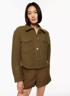 The Ganna™ Cropped Shirt Jacket