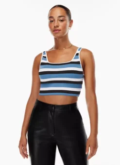 Squareneck Cropped Tank