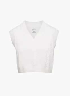 Winston Cropped Vest -Agolde Shop s22 02 a03 85094 6824 off a