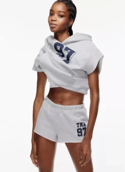 Cozy Fleece Boyfriend Sleeveless Hoodie -Agolde Shop s22 03 a03 95823 25117 on d