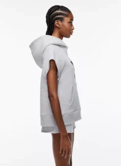 Cozy Fleece Boyfriend Sleeveless Hoodie -Agolde Shop s22 03 a03 95823 25117 on e