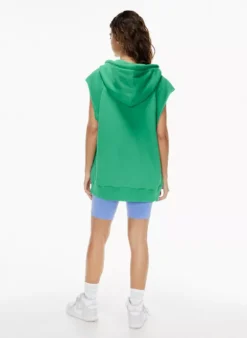 Cozy Fleece Boyfriend Sleeveless Zip Hoodie -Agolde Shop s22 03 a03 98018 24304 on e