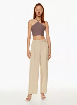 Sculpt Knit Cropped Halter Top -Agolde Shop s23 01 a03 107149 18914 on c
