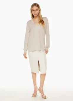 Midcentury Linen Sweater -Agolde Shop s23 01 a03 107728 15104 on c