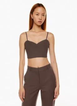 New Sculpt Knit Sweetheart Tank -Agolde Shop s23 01 a03 108626 18891 on c