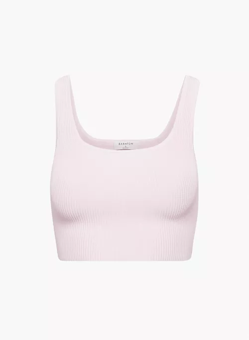 Sculpt Knit Squareneck Cropped Tank 6 Sculpt Knit Squareneck Cropped Tank - Image 6