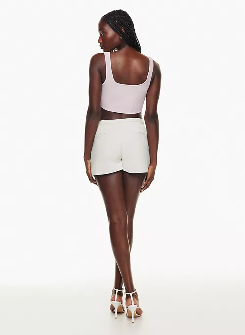 Sculpt Knit Squareneck Cropped Tank 5 Sculpt Knit Squareneck Cropped Tank - Image 5