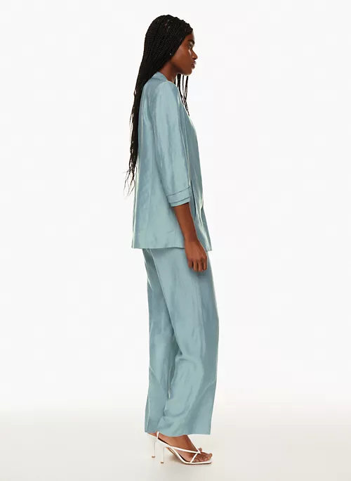 Power Hip Linen Blazer 3 Power Hip Linen Blazer - Image 3