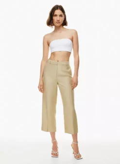 Agency Linen Cropped Pant