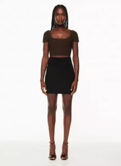 Sculpt Knit Mini Skirt -Agolde Shop s23 01 a07 95889 1274 on c