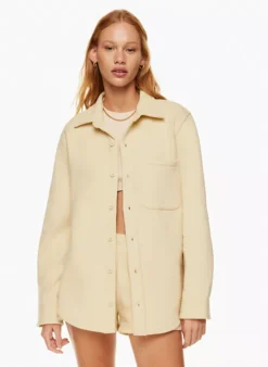 Cozy Fleece Boyfriend Shirt