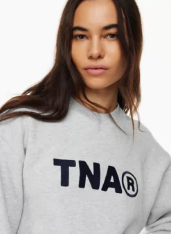 Cozy Fleece Boyfriend Crew Sweatshirt