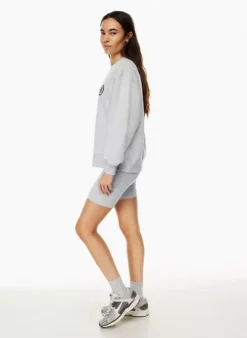 Cozy Fleece Boyfriend Crew Sweatshirt 9 Cozy Fleece Boyfriend Crew Sweatshirt -Agolde Shop s23 03 a03 107366 30090 on c