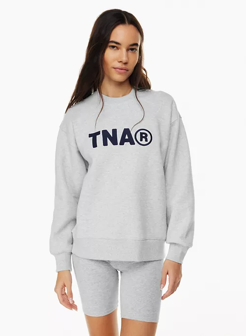 Cozy Fleece Boyfriend Crew Sweatshirt 4 Cozy Fleece Boyfriend Crew Sweatshirt - Image 4