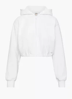 Terry Fleece Perfect Cinch Zip Hoodie -Agolde Shop s23 03 a03 109307 1275 off a