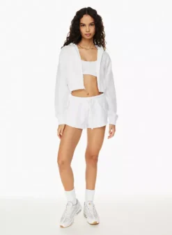 Terry Fleece Perfect Cinch Zip Hoodie -Agolde Shop s23 03 a03 109307 1275 on c