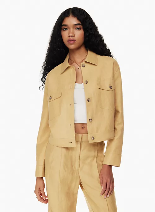 Autumn Linen Shirt Jacket 2 Autumn Linen Shirt Jacket - Image 2