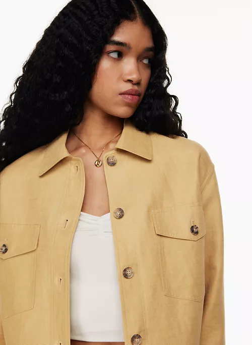 Autumn Linen Shirt Jacket 4 Autumn Linen Shirt Jacket - Image 4