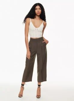 The Effortless Pant™ Linen Cropped