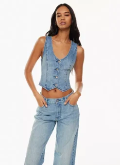The 90s Mia Denim Vest